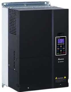 Variador de frecuencia Delta VFD550C43A serie C2000 75HP 440V para manejadoras de aire, bombas de agua helada y HVAC industrial